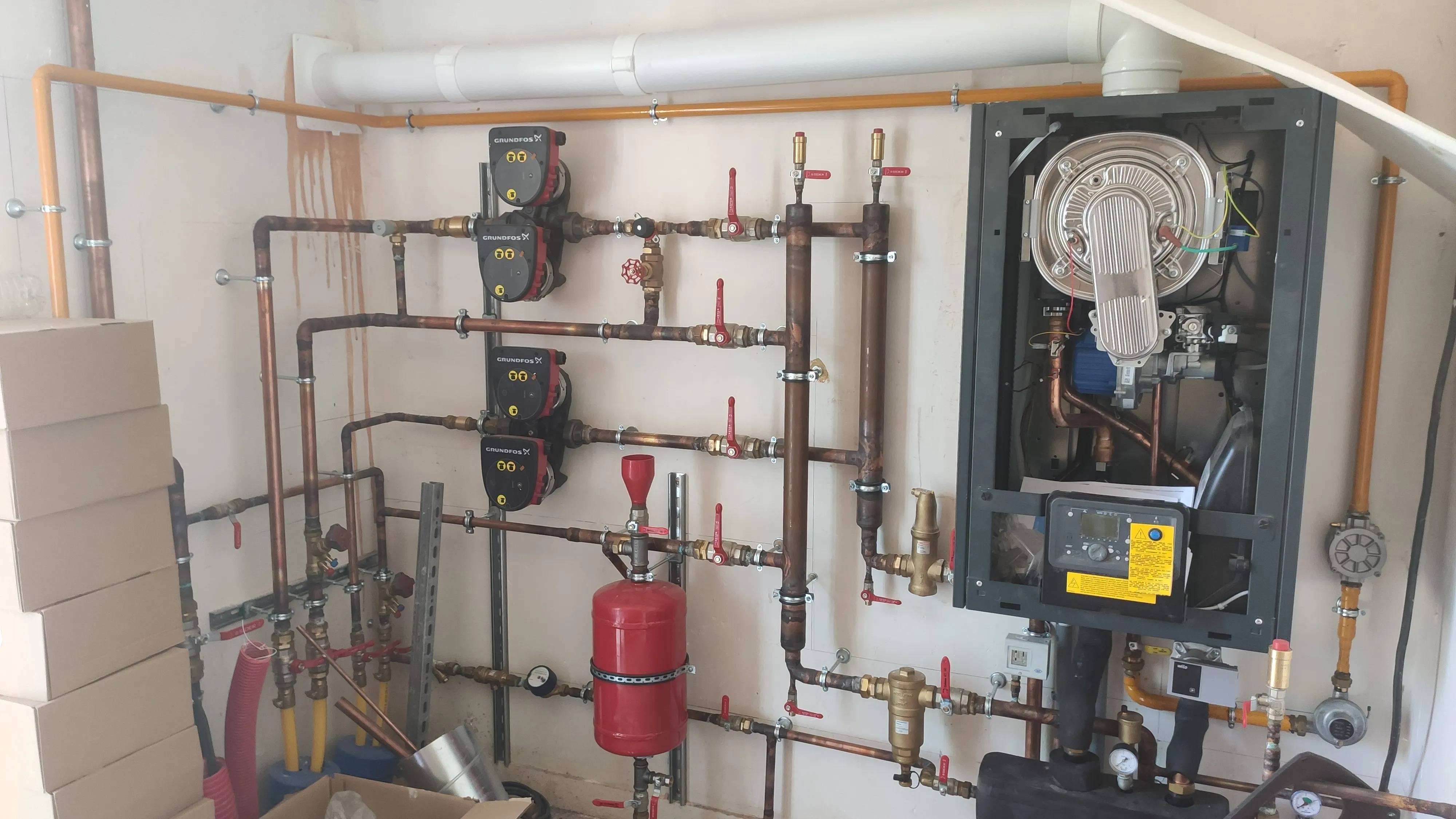 Installation chaufferie professionnelle